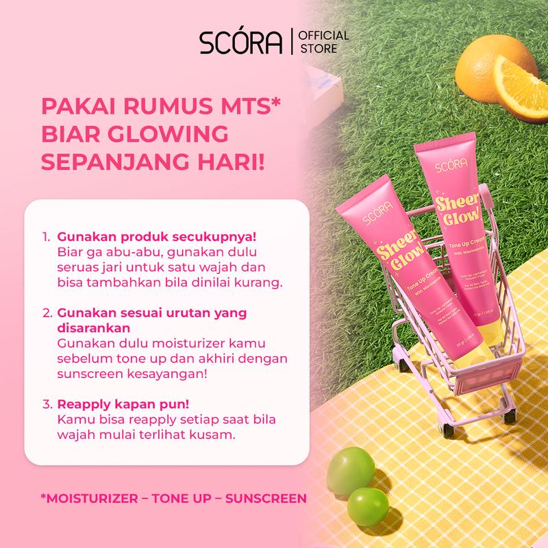 SCORA Sheer Glow Tone Up Cream 20 Gr & 30 Gr - 2