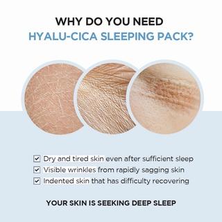 SKIN1004 Madagascar Centella Hyalu-Cica Sleeping Pack 100ml Perawatan Wajah Kering Mencerahkan Niacinamide Melembabkan - 4