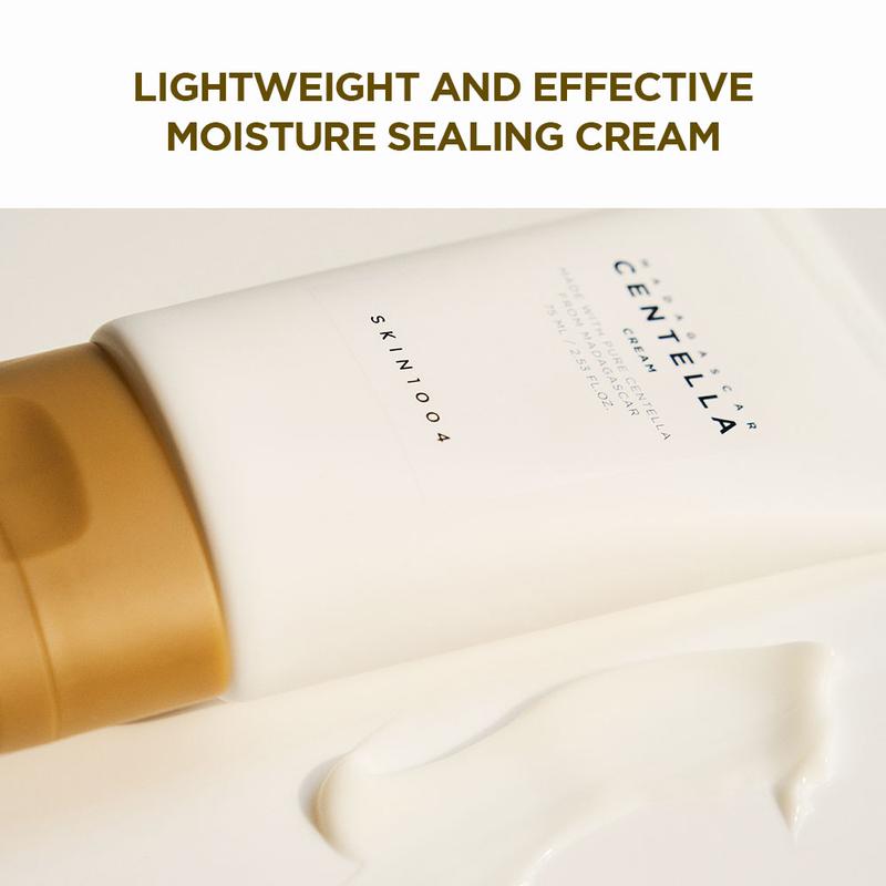 SKIN1004 Madagascar Centella Cream 75ml Perawatan Wajah Mencerahkan Kering Berjerawat beruntusan - 3