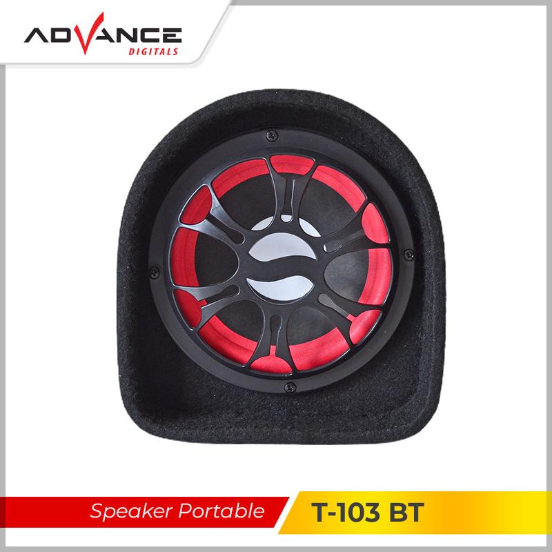 Advance 8" Subwoofer Bluetooth Speaker Super Bass Speaker Karaoke T103 BT | Garansi Resmi Advance 1 Tahun Speakers Wireless - 1