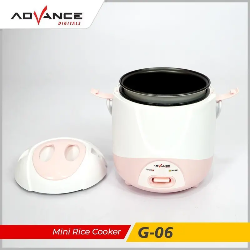 Advance G-06 Rice Cooker Travel 0.6 Liter Anti Lengket 200 Watt Garansi Resmi 1 Tahun - 2