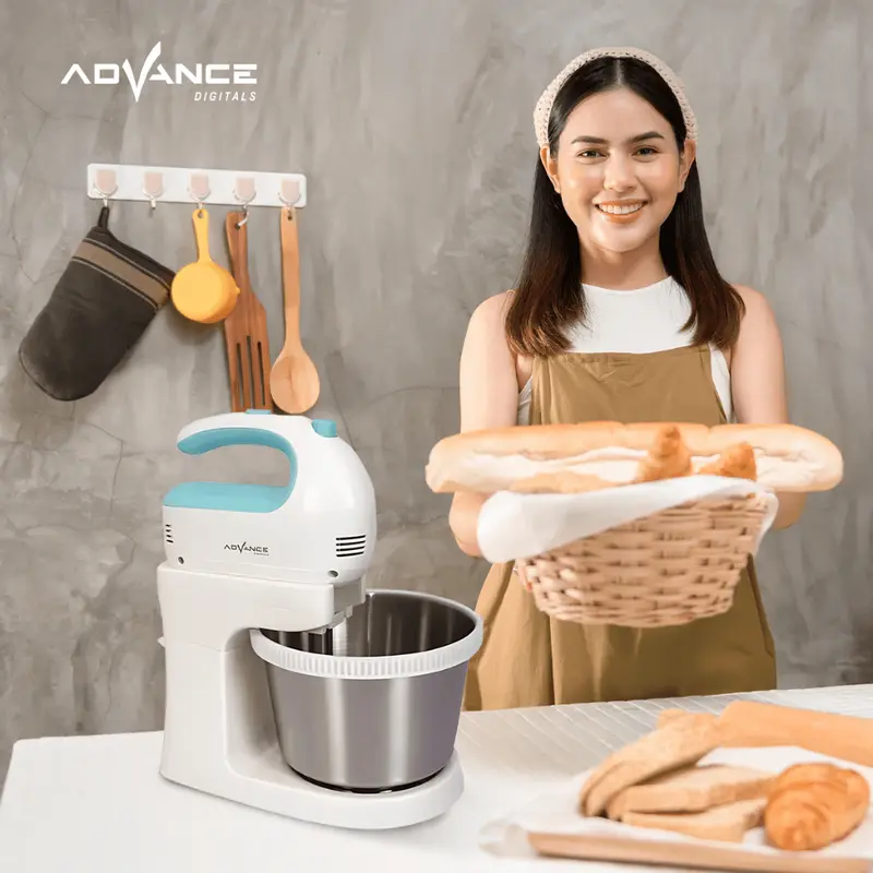 Advance MX333 Stand Mixer 2IN1 Bisa Jadi Mixer Daya 200 Watt Kapasitas 2 Liter FREE 2 Pengocok dan Pengaduk 5 Level Kecepatan Mesin - 2