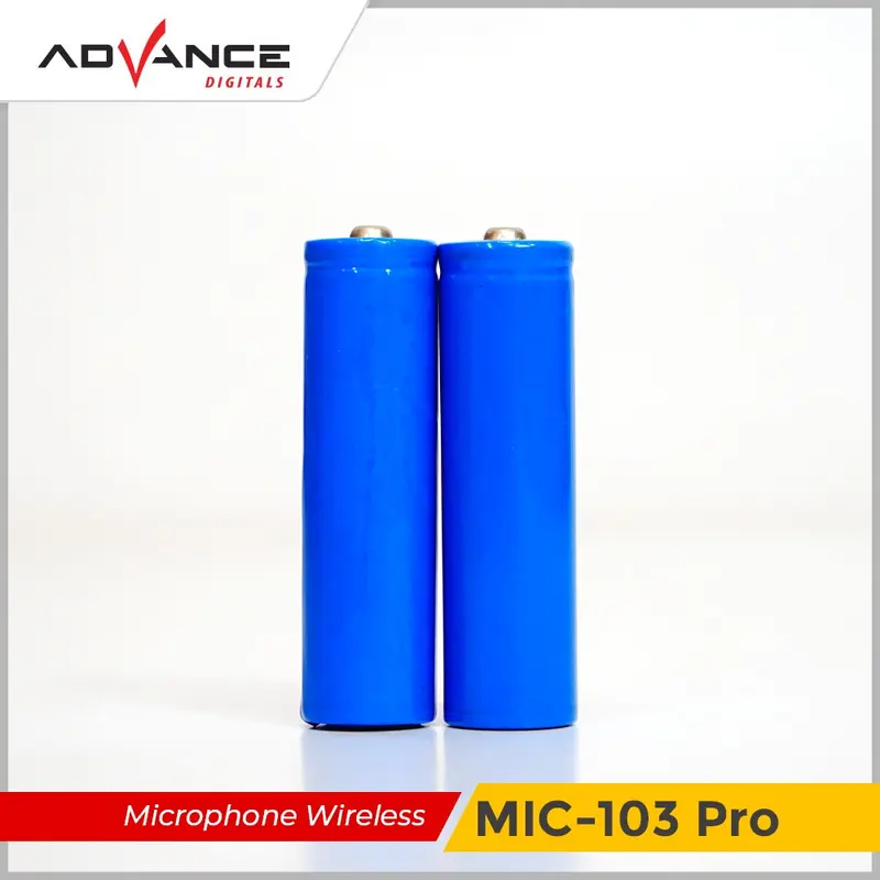 Advance Mic-103 Pro Microphone Wireless Bahan Metal Jarak 50 Meter - Garansi Resmi - 4