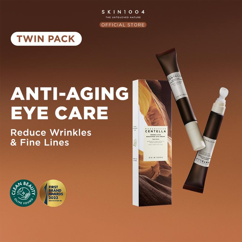 SKIN1004 Magadascar Centella Probio-Cica Bakuchiol Eye Cream 20ml (Twin Pack) (GET FREE GIFT HADIAH TERBATAS)