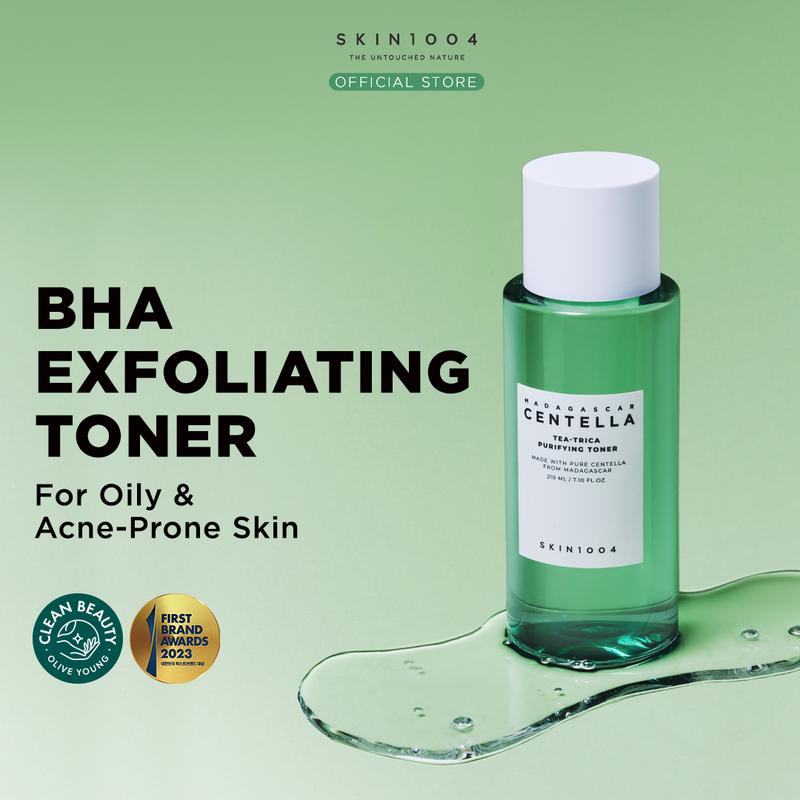 SKIN1004 Madagascar Centella Tea-Trica Purifying Toner 210ml Perawatan Wajah Berjerawat Bruntusan Berminyak Cair Muka