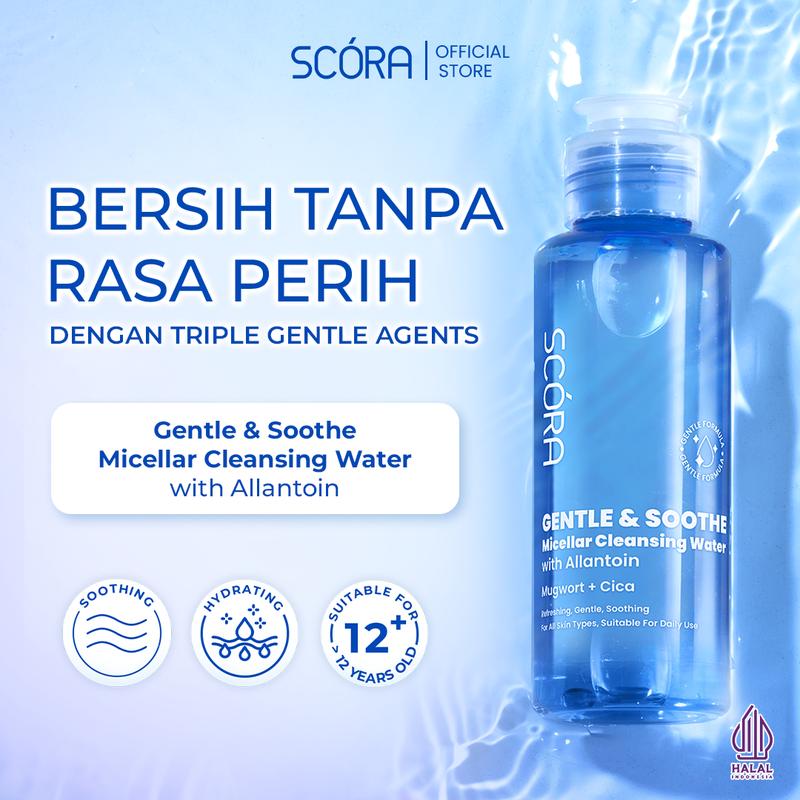 [Beli 2 Gratis Ongkir] SCORA Gentle & Soothe Micellar Cleansing Water 100 ml