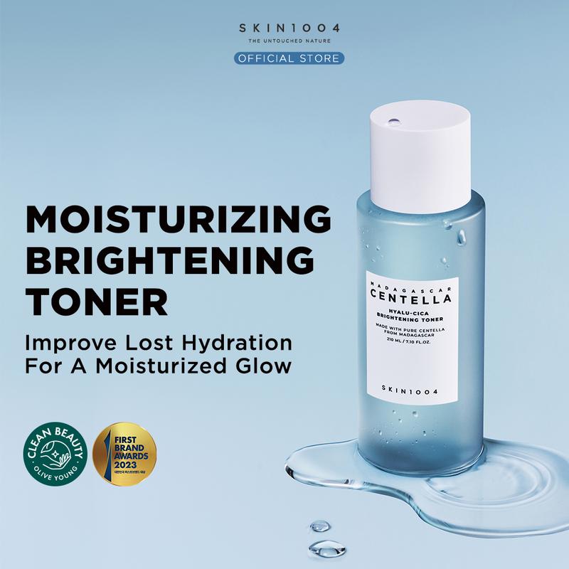 SKIN1004 Madagascar Centella Hyalu-Cica Brightening Toner 210ml Perawatan Wajah Mencerahkan Niacinamide Kusam