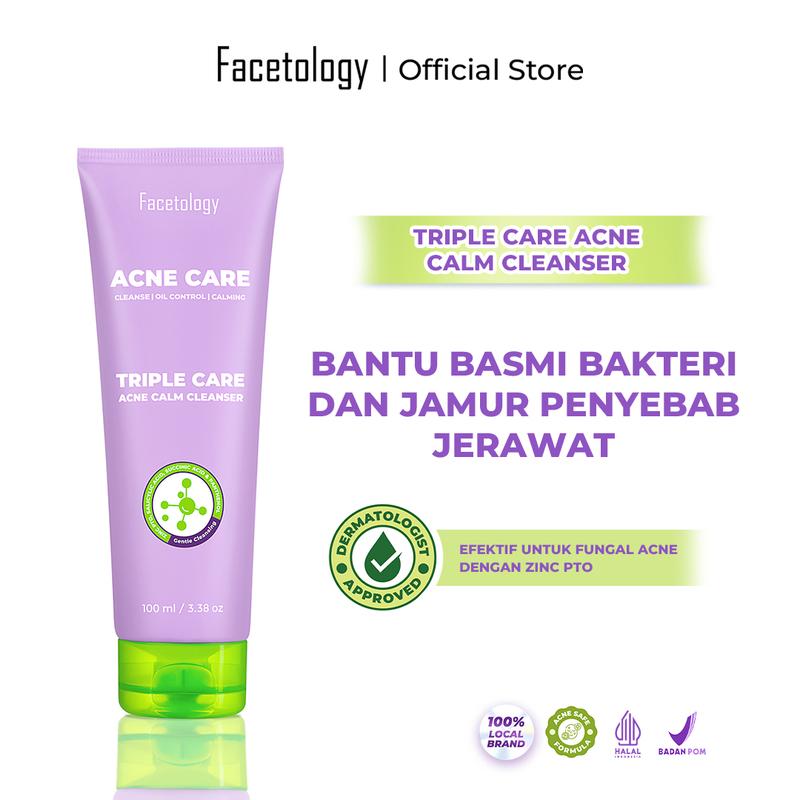 [NEW LAUNCH] Facetology Triple Care Acne Calm Cleanser 100ml